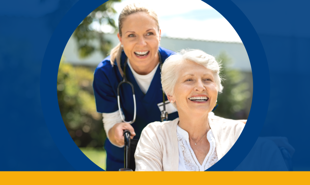 Caregiver and old woman and Types of Homecare Services Available: Our Guide for Families
